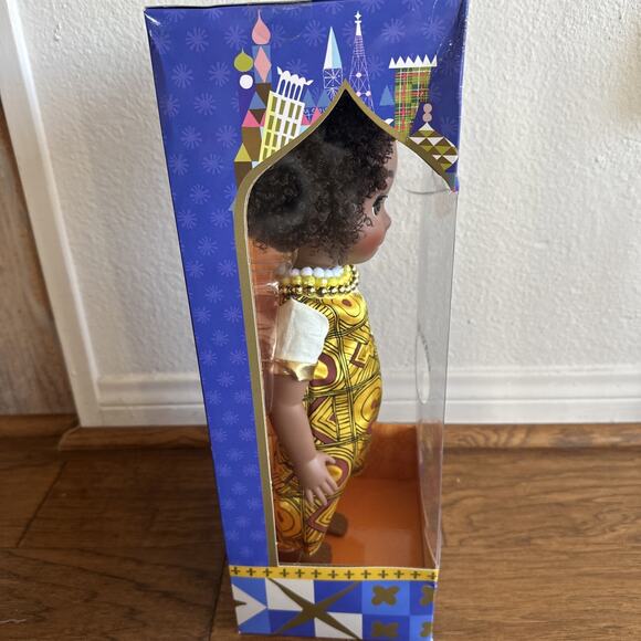 NEW Disney Animators Collection It’s a Small World Kenya 16" Doll Retired Rare - Picture 7 of 10